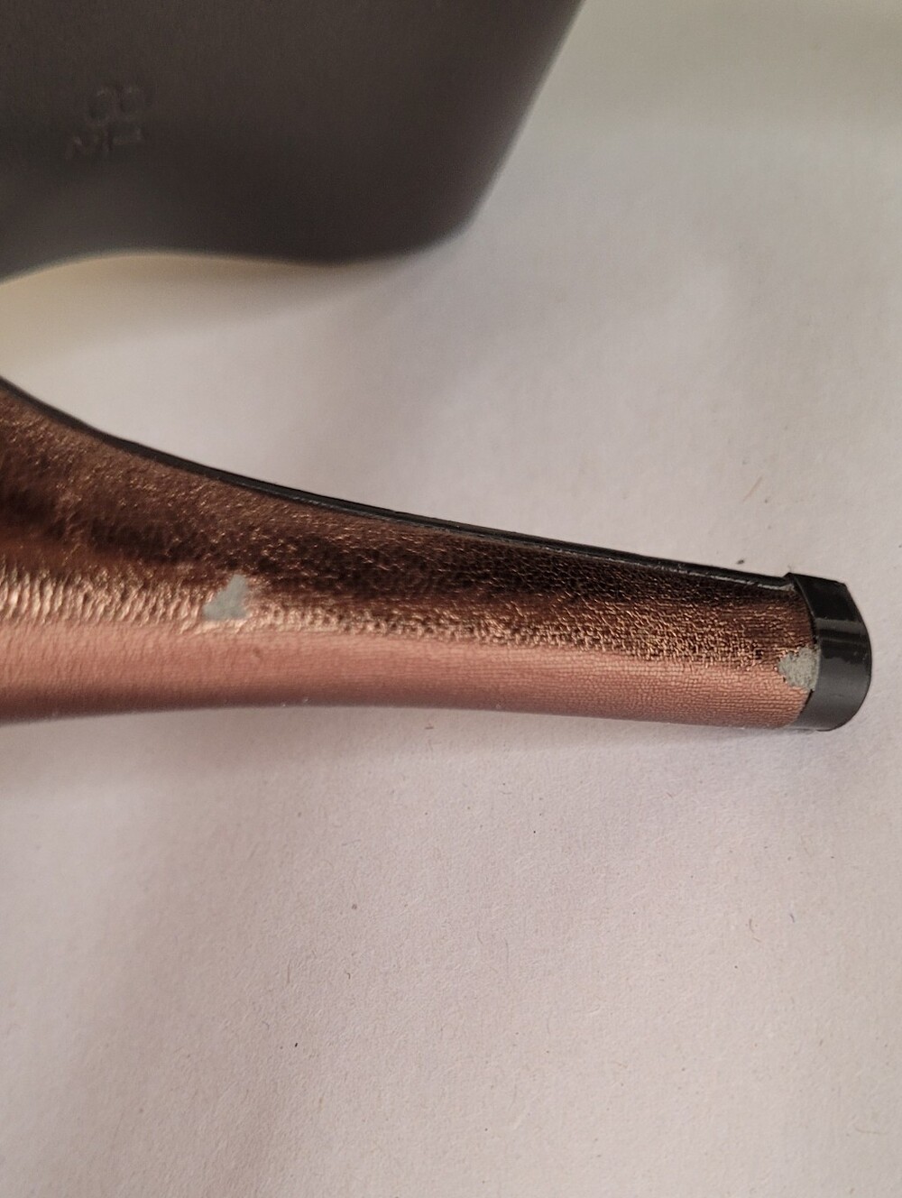 Lulu Townsend Bronze Glitter Stilettos - Picture 9 of 9